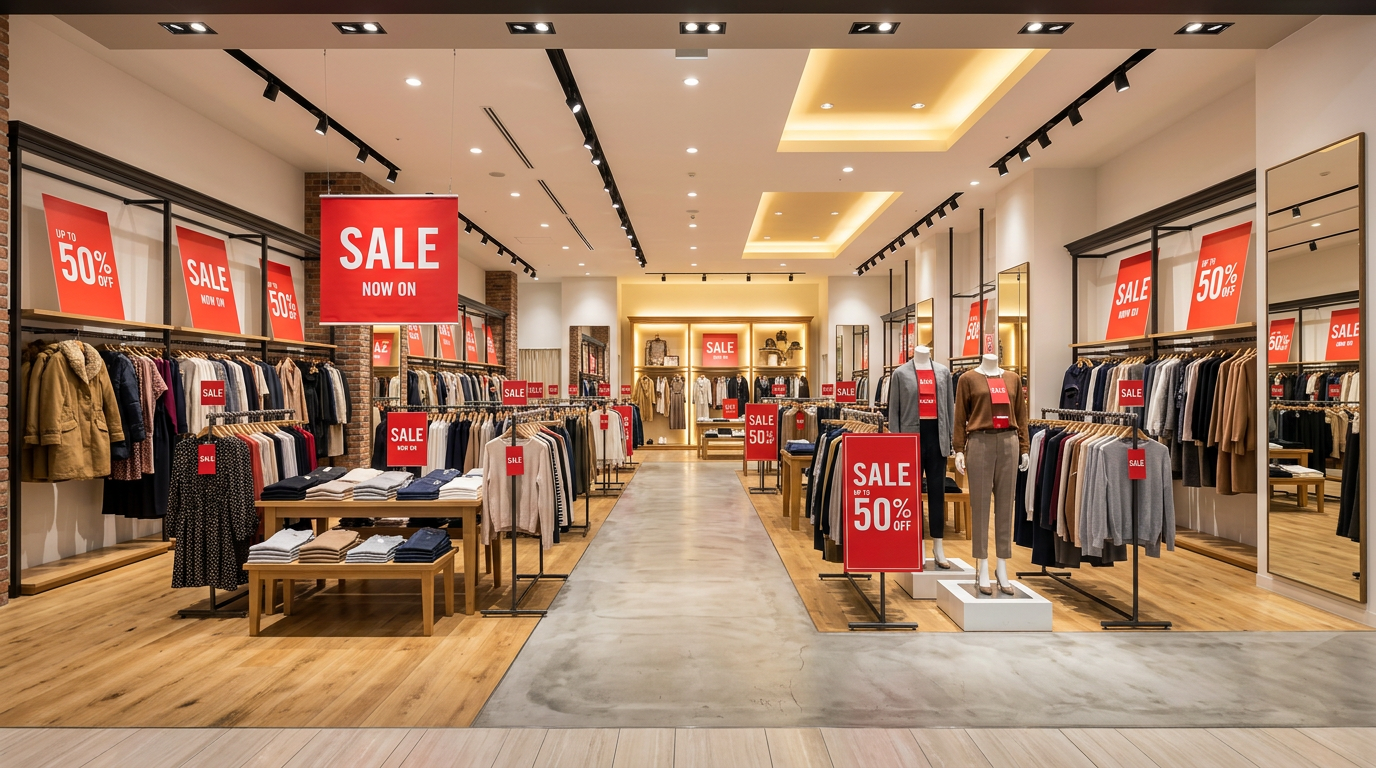 PLV soldes été réseaux mode franchise solutions PLV franchises reseaux BBWORKERS