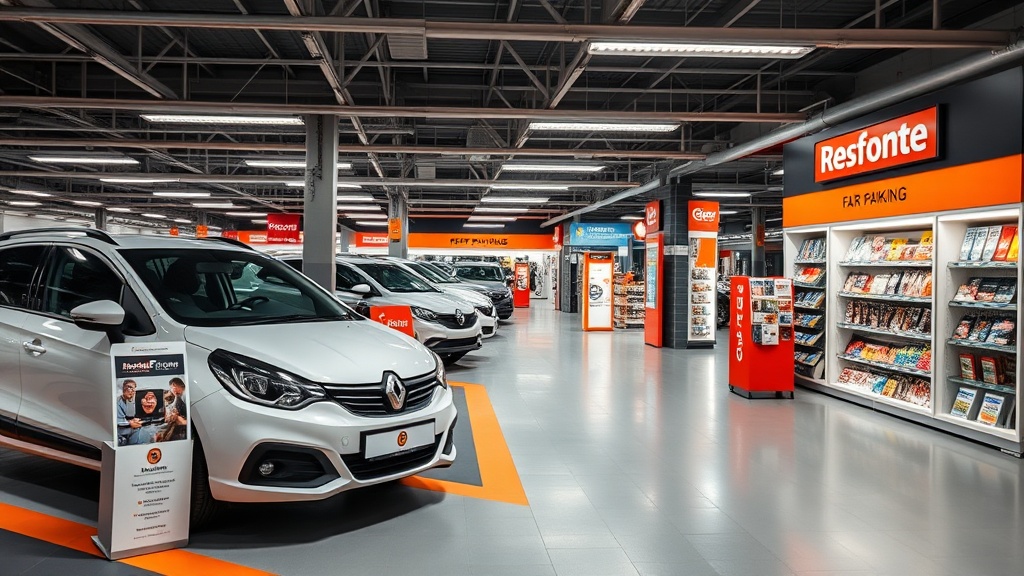 refonte parking - solutions PLV et marketing publicitaire réseaux BBWORKERS