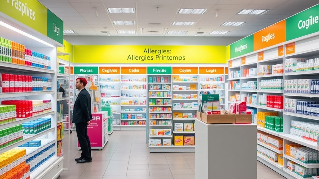 allergies printemps - solutions PLV et marketing publicitaire réseaux BBWORKERS